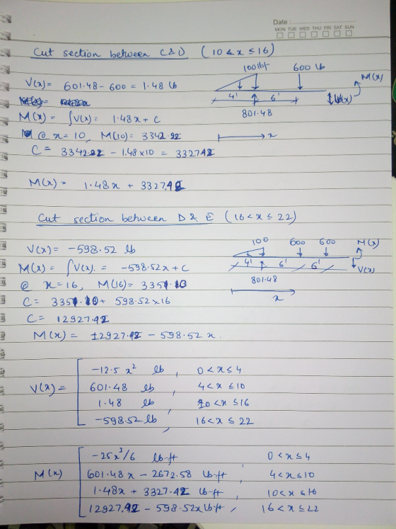 Date MON TUE WED THU FRI SAT SUN ーut section betwee cao (041s16) loo lb 6oo M (치 801.48 0-3342 --1.48x1D - 33 2712 1:48a-t.