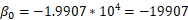 Bo = -1.9907 * 104 = -19907