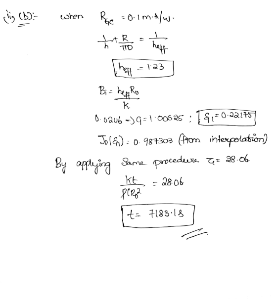 clig (b): when Reic = 0.1 mit/w. tot + R TD heff 1-23 hell Bi = hep Ro k 0.0246 --G=1.00625 : T&170-22115 Jola) : 0.987303 (f