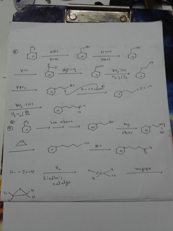 The World BRAH CH NBS NacH Dmso pec PH,THC Fo=&pd BY Edd ICM CON .e3c~ B4THF 1-1 See abore my ehev Lindlers H catalya