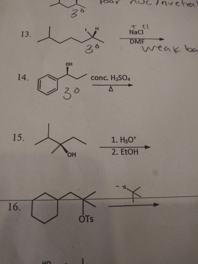 oor nic Invetra NaCl DMF weak conc. H2SO4 1. H30* 2. EtOH 16. OTS