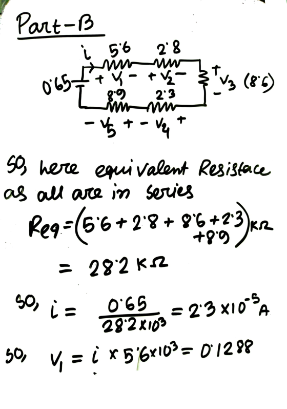 į 596 28 t 0965 + v + 899 23 w mm = į x596x103 - 091288 Part- V3 (86) - vyt - Vu So, here equivalent Resistance as all are in