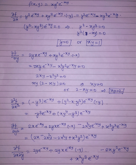 f(x, y) = xyte-ny. of ох y2 cxy + xyze:19 (-y) = exyь зузеі. (92. яч%) е 14 = 0 ... 2 - ху3 го 8-(0-ху) = 0 - - 6 25 рухе* +x