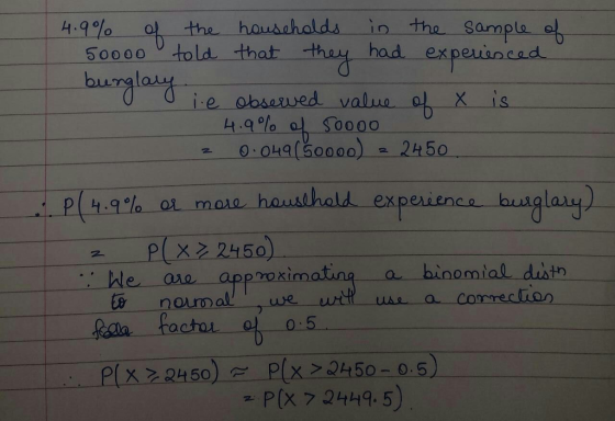 hous o holds 4-9 이○一一0に一the in tho sanoplos had expeusncad 50000told that ural e observued value ol 4.9% at Soooo X is 0.o 50