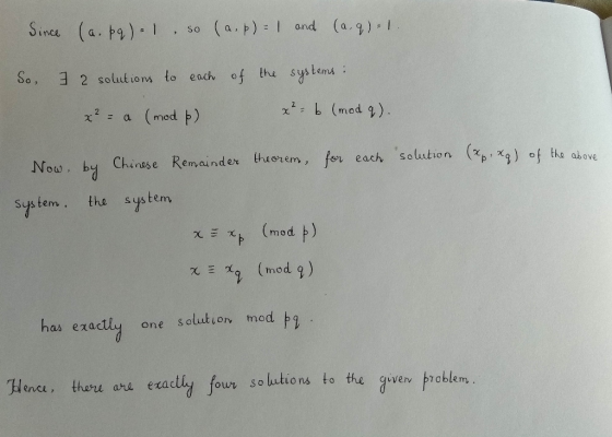 s.nce (a, ta)-1 (a,p)-I (a,g)-1 , so and 3 2 solutions to eads of the systema Nou, b Chinese Remainder theorem , for eac ,sol