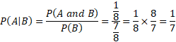 P(A and B) P(AB) =- | 00 PB)