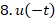 8.u(-t)