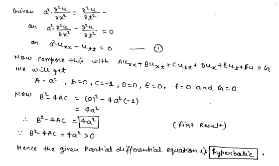 a².g2a brivon ә2 ч at? a²u 2x² az a²u axe² ar aut? - o an 2² Uxx - utt=0 Now compere this with Allax+ Buxt+cuttt Dugteuttfu =
