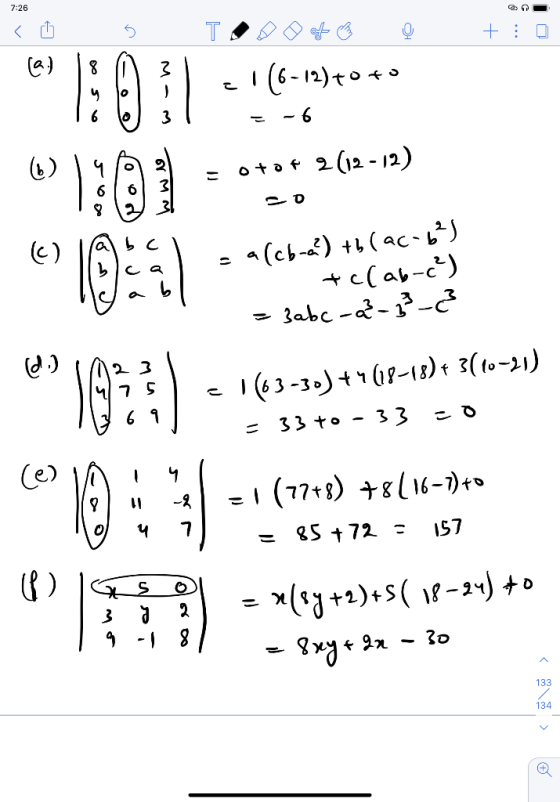 2:26 + : (3) 3 ووک ده + (1 - 6) )۔ 3 - 6 0 (در - در) و ۱: = 0 د (ع) اما -cb - ) + ( 8c) ه = - ماه )c + - - - حطه = 1343) SL و