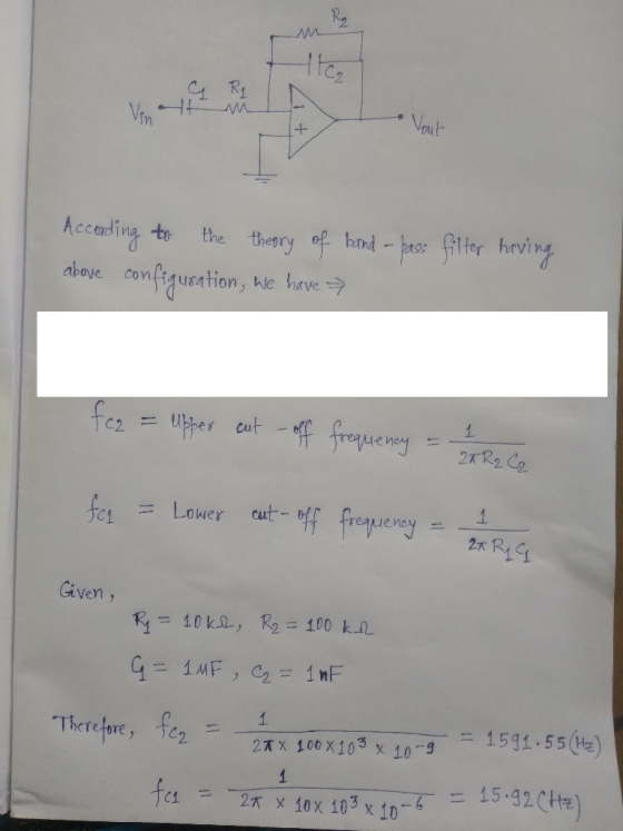 C2 out According-to the theory ep, hnd-hefHer hrving above configuration, helne e n 27R) foi Lower cut- bfffierp.eny二2xRィ CI