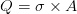 ο = σXA