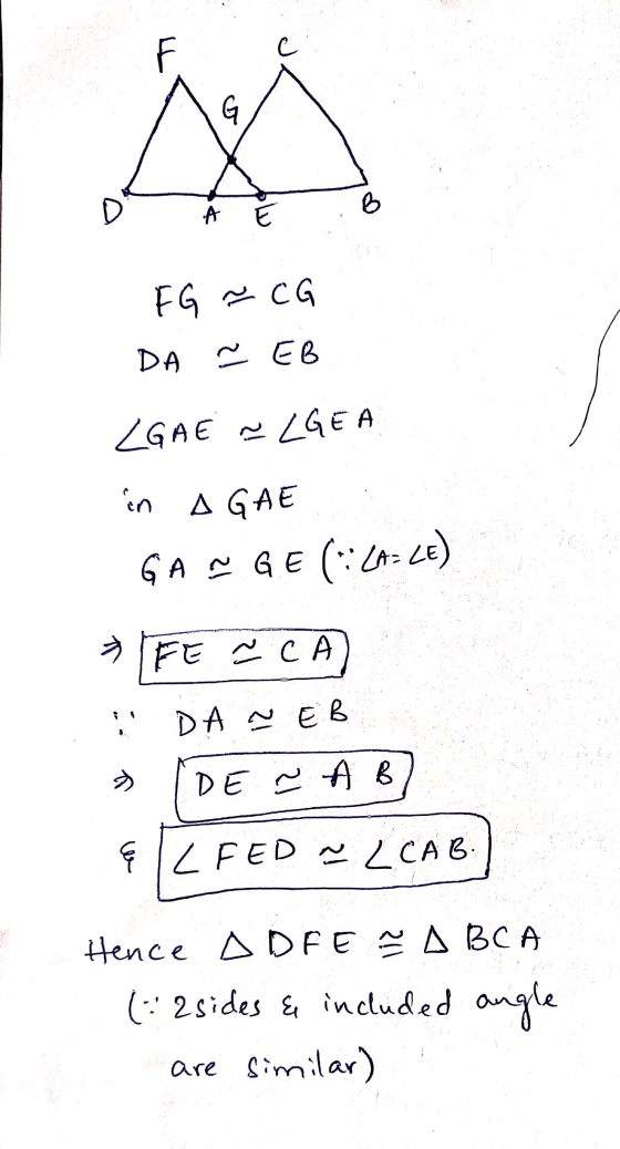 LL G B A FG ~ CG DA ~ EB ZGAE ~LGEA in A GAE GA ~ GE (::CA: LE) »IFE ~ C DA ~ EB DE ~ A B Ę ILFED ~ 2CAB. Hence ODFE A BCA