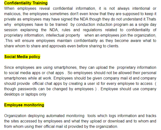 Confidentiality Training When employees reveal confidential information, it is not always intentional or malicious, the emplo