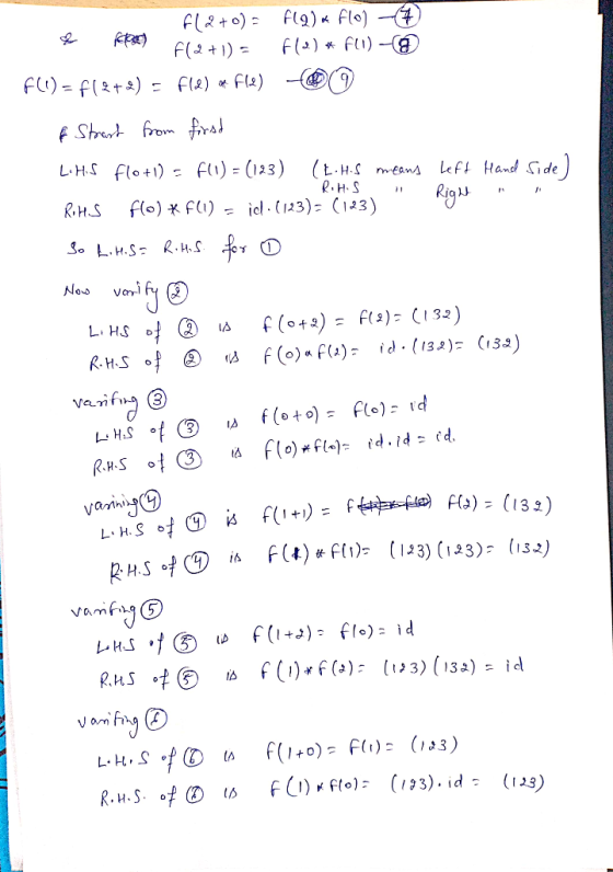 Riau FL2+0) - Fl2)* Flo) - F(2+1) = f(2) * Fli)-9 f(1) = f(2+2) = f(d) a Fle) - 0 & Start from first L.H.S flo+1) = f1) = (12