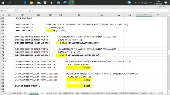W © v Taux 3 ENG 05:43 20-03-2020 ... o X HY162 - X fx HP HR HS HT HU HV HW HX HY HZ A HQ HEDGE ROW BANK 162 163 164 a 165 DU