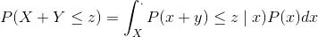 P(X+Y < 2) = P(x+y)<z|)P(x)d.