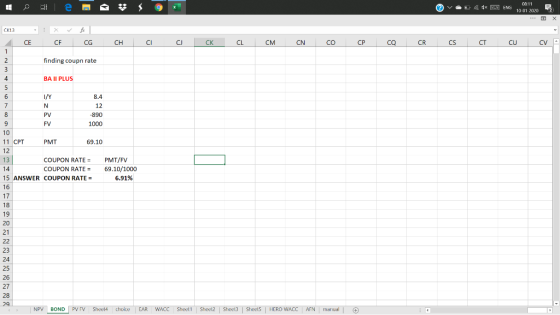 08 11 х O dx ENG 10 01 2020 ... fr ск13 CP ст CV CE CF CG CH CI CJ CK CL CM CN CO CQ CR CS CU finding coupn rate 2 4 BA II PL