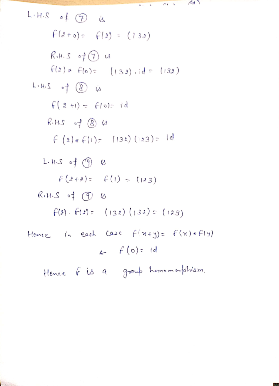 L.H.S of is Fla+o)- FI29 = (139) Ritts of ☺ us F(2) * Flo) (13.9).id = (132) LHiS of in F1 2+1) - Flo) id RoHS of ③ is F (9)