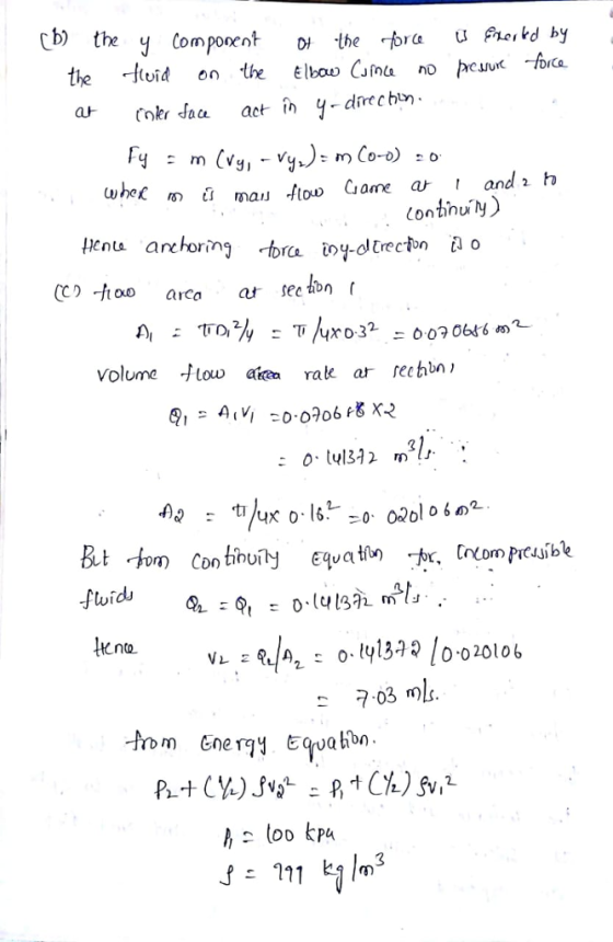 Cb) the y Compoent 아 -the -fora u P1c.kd.hy oca the od en te elbo Caina a (nler face act thy-dirt C hin . oninuly) CC) -too arca a seetdn volume low aa ralk ar reetibn/ 4) flwid tento oo kpu