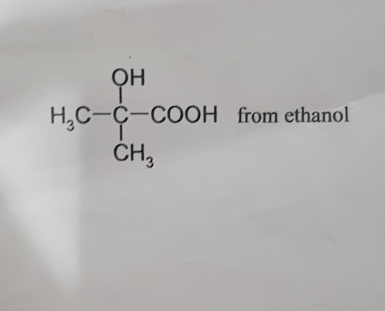 C-C-COOH from ethanol CH 3