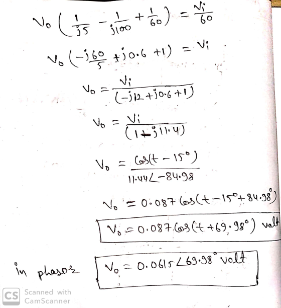 No G3s shoo + o) vo (-360 +30.6 +1) = V; Vo = Eje 1300$+1) No Citilius Vo = Colt-150) .44L-84.98 No=0:08763(+-15°+84.989) Vo=
