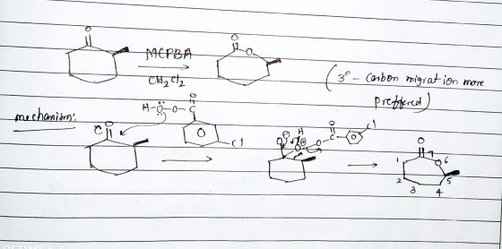 PAEPBA 은 대달 zo - Carbon migration more ( 30 – Condon preffered) 야 H-O-G mechanismi } 잇 CI 3 4