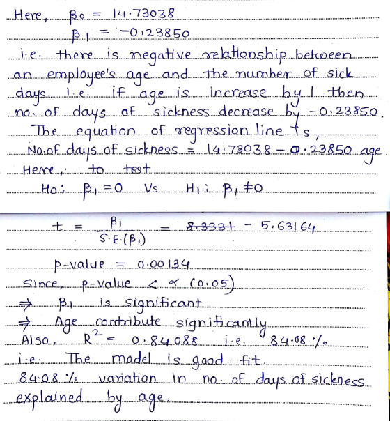 Here r flo....- 14.73038 O12385 e thene. is megative ehtionship bekoeen an.... mployees....aqe.. .and.. he numbe.. . si das