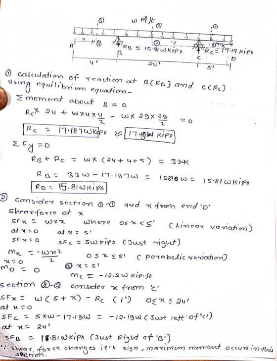 0 whilst T n X A RB = 15:81 whips 0x RC = 17:19 kipy B с २५ В го wx 29 x 29 2 O Rc O calculation of renetim at BCRB) and ccr