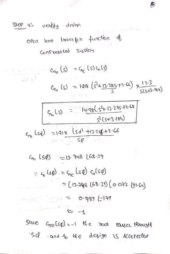 Step vesity desin ConP segated Sslem S2 (s+3.1%) l+ 6-98 laf Scand IRe deign s Accerected