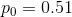 Po = 0.51