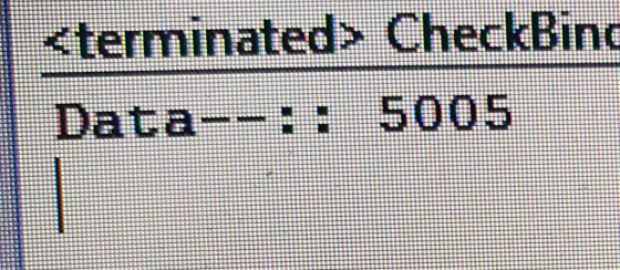 terminated- CheckBin Data--5005
