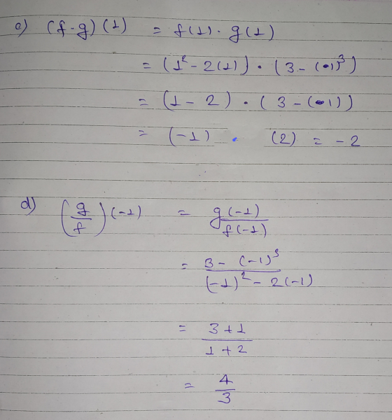 o) (fog)(2) - fltl. g(2) = (1-2001). 13 - () 1-2).(3-()) (1) (2) l - 2 d) (as) f(1) P f (-1) 3- Cage - 2 - (ل) 17 3th 1+2 4 3