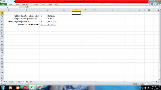 Bookl - Microsoft Excel (Product Activation Failed) X 2015 File Home Insert Page Layout Formulas Data Review View ♡ - 2x E77