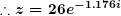 \small \boldsymbol{\therefore z =26e^{-1.176i}}