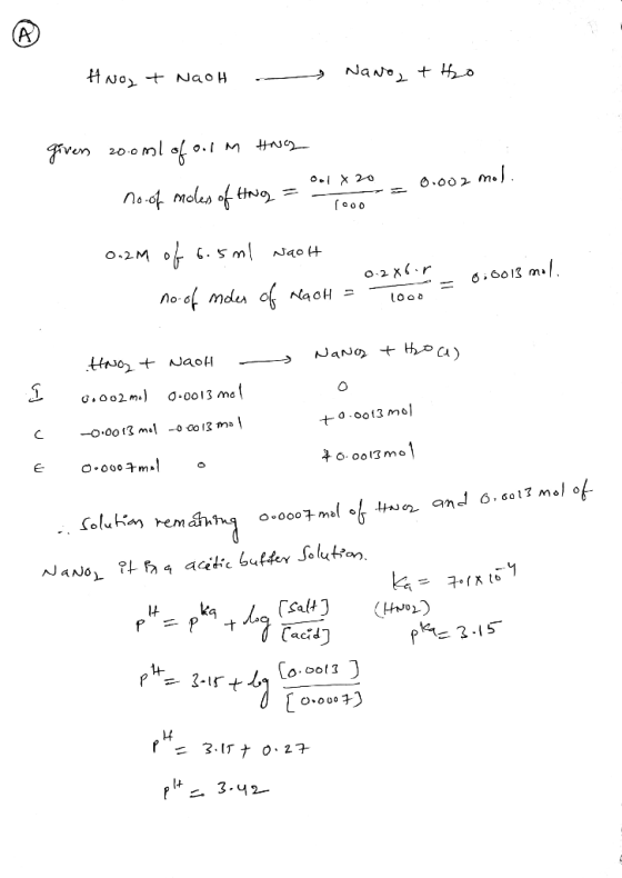 Hnog + Naoh Nano, tho 0.1 X20A 002 mo). = 0.002 med givers 20.0ml of our in Hong no. of moless of Hng = 1000 0.2m of 6.5ml Wa