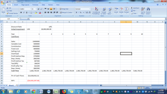 CQSol. - Microsoft Excel Page Layout Formulas Data Review View - Σ AutoSum Α 11 - A A General Home Insert * Cut La Copy Past