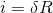 i = \delta R