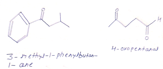 4-oxopentanal 3- nethyl-1-phenybutas /- ane
