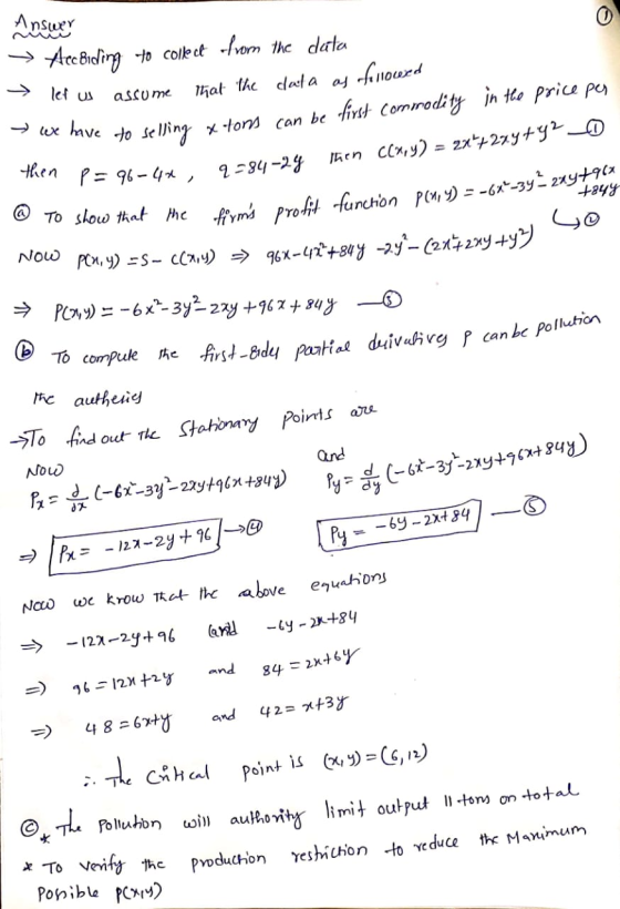 Ansuer Arc Brolirg to colet rom the data > let us fonouzd mat the claf a aj assume ux have to seling x-tons can be firtt Comı