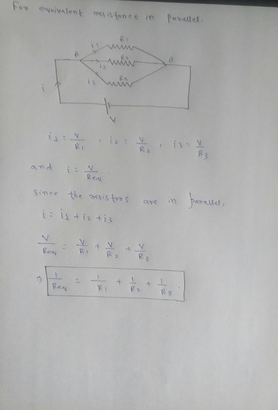 トo equivalent roes istan ee in Paoudcl i 2 12 ReaN Sinee the esistoas ae m Rea 2. Rea R3