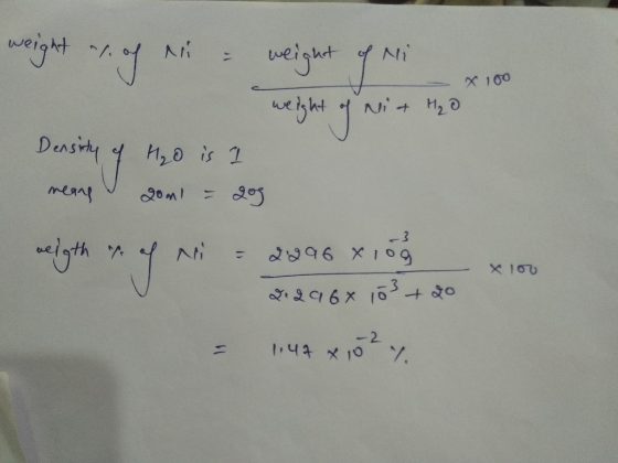 eijuri Ni Ni 100 Ni+ H20 Densiry H20 is 1 mean 20m 1 3 Ni 11 X100 + - 2