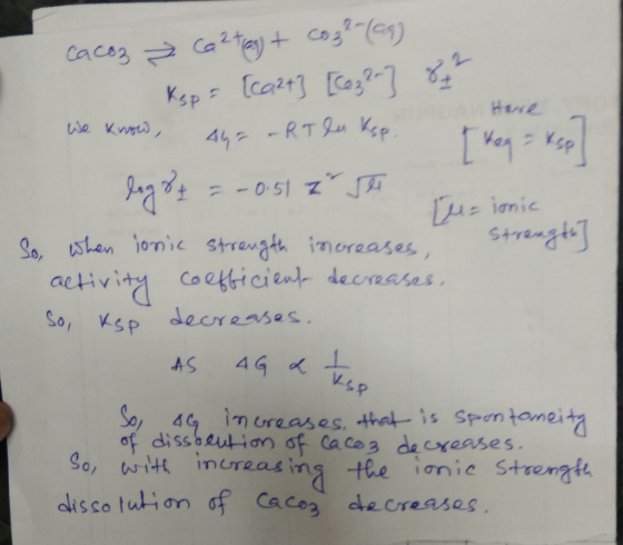 Hane Sp So, tsten İonic stranata ;moreases activ:4 Coetti cient decre ases So, ksp deerenses. s p 4g 1MLreases, that-is spont