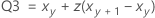 Q3 = xy + z(xy + 1 - Xy)
