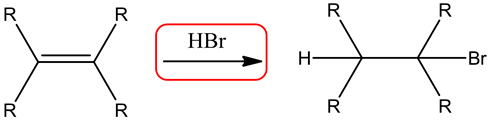 R
R
R
R
HBr
н
Br
R
R
R
