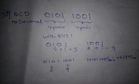 涆BCD 0101, 1001 pair 01이 (01011001)BCD ㈠(S9)。 -Y