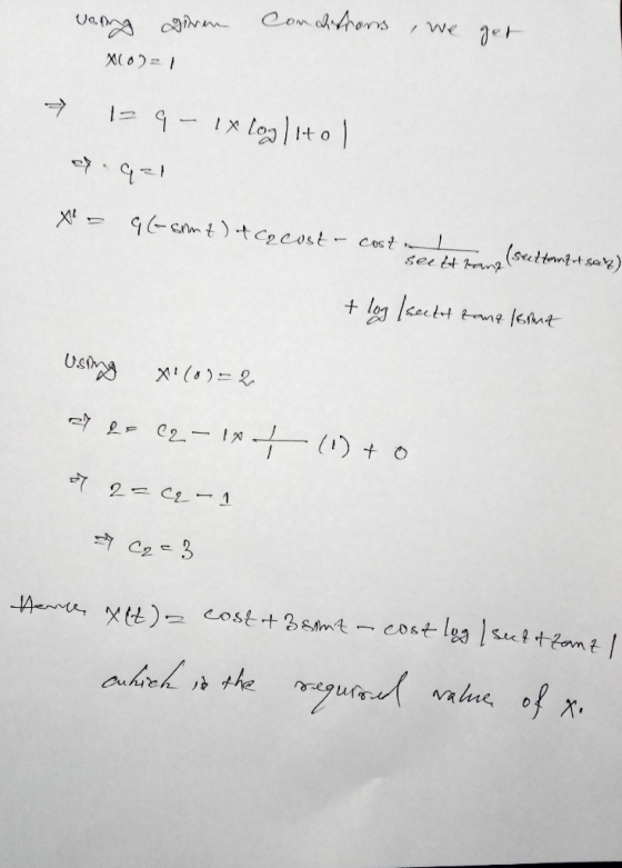 vening given conditions, we get XCO)1 - 1- 9- 1x loglitol ef.921 X = 96-simt) of Ca cost - cost a (settentot sacz) + log Seed