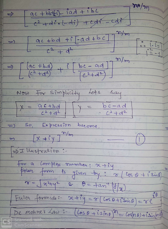 m/m act blofil iad tibe e2 toist-di) tegi - car o =ا ما 82 ac tbc + [-ad +bell 2 + d² s/m lactha) (c² + d² Tc2+d²) برو + i[be