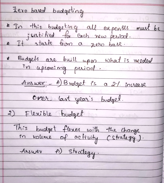 ero bard budgeting T this budgeting all ex penses justihd fo Cach starfs a mut he new periodl It Zeo base Budgels are what is