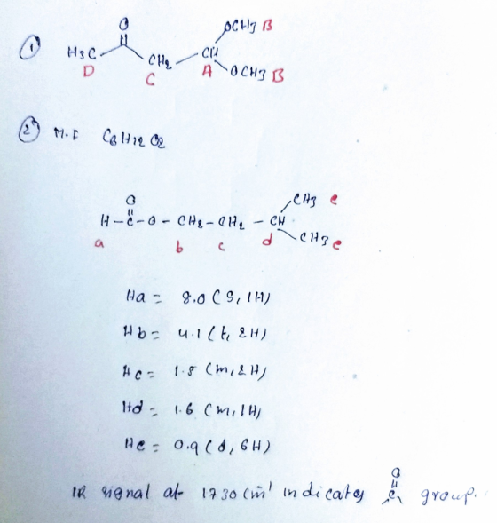 ACHB O Hic e alloca - AOCHIB ME Coltre Or Cho e H--0 - CHQ-11e - CM Ha = 8.0CS, 1A) Hb- ullt, EH) 46 - 1.8 (MILH) Ho - 1.6 cm