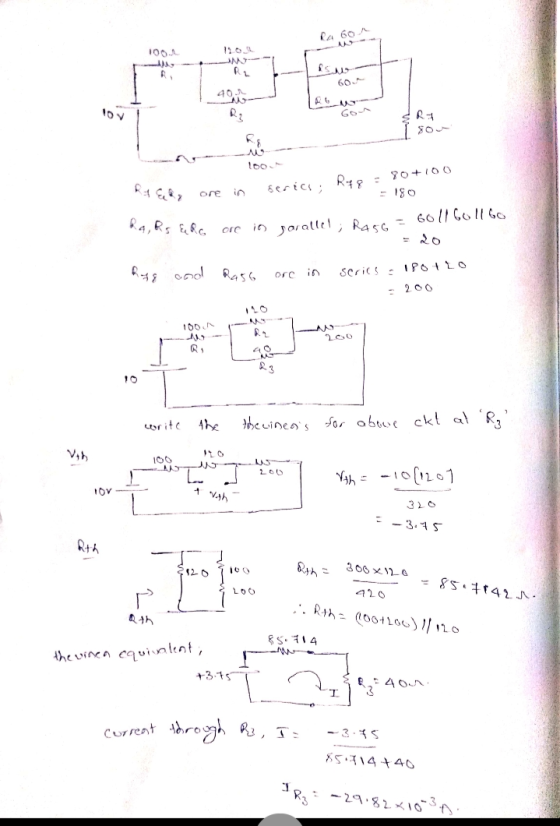 Гдес 100 60 GON 1. SRT 100 5 ore in Serici: R49 = 70+100 = 180 ako ore in parallel, Racs = 6oll Gollbo . = 20 Ragg and Ras6 o